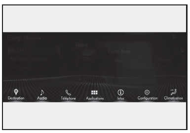 Lexus RX. Remote Touch/Affichage